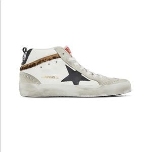 Golden Goose Midstars Private Edition Pony hair leopard sneakers 37/7 BNIB